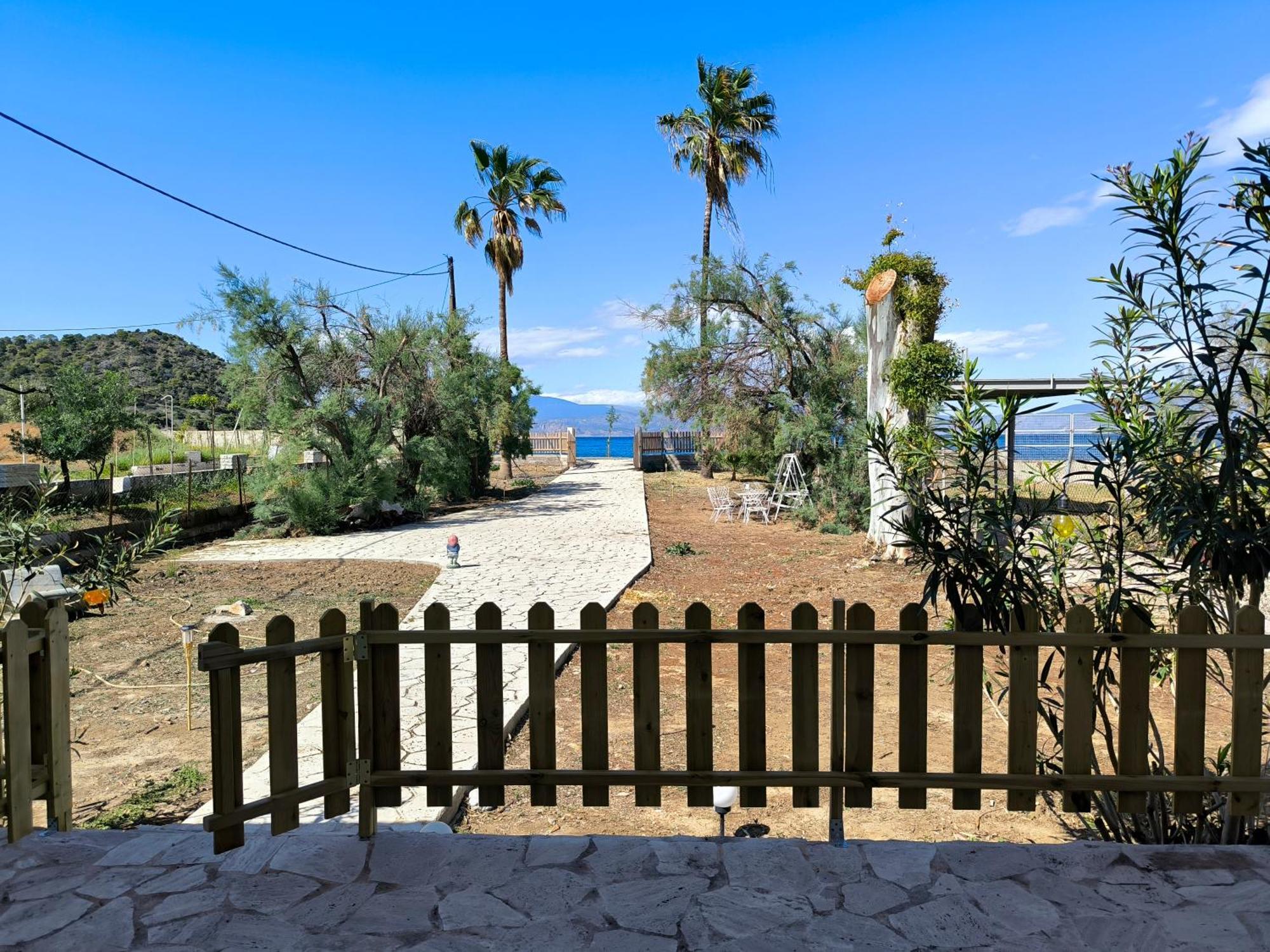 Palm Tree House By The Beach Skhoinos Exterior foto